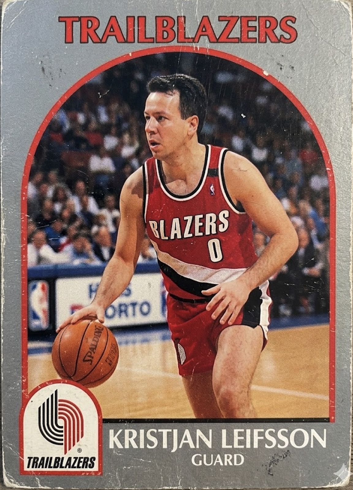 Kristján Leifsson — Basketball card front
